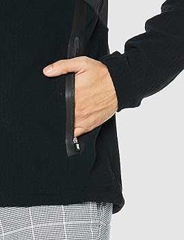 パーリーゲイツ◇セットアップ フリース&ナイロンジャケット（黒）サイズ5（L） パーリーゲイツ◇セットアップ フリース&ナイロンジャケット（黒
